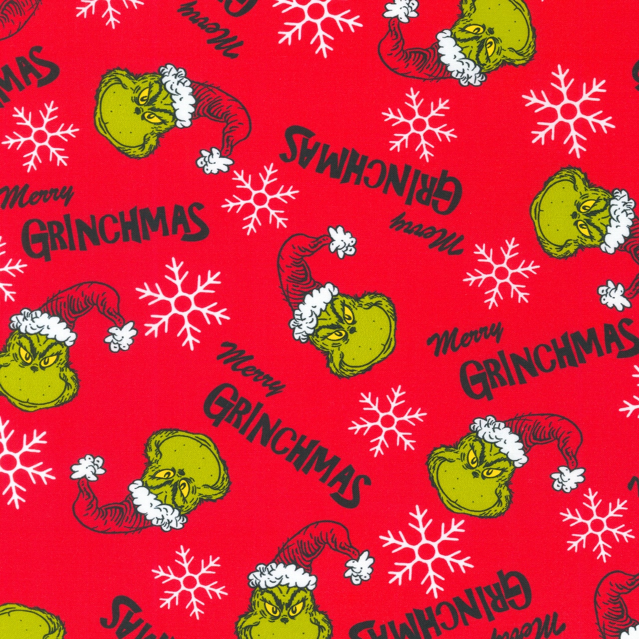 Dr. Seuss&#x2122; Merry Grinchmas Cotton Fabric